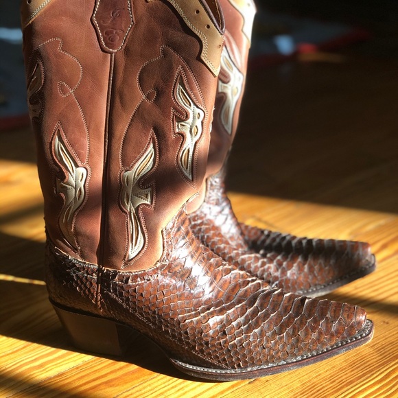 Frye Snakeskin Boots